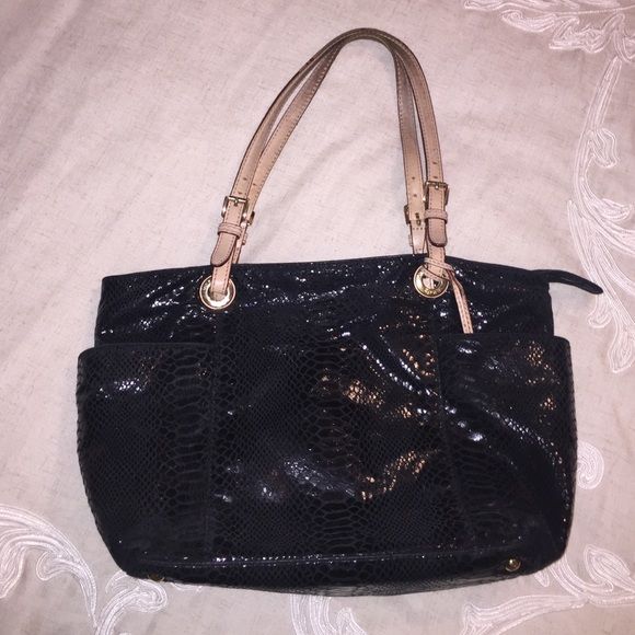 Michael Kors Python Embossed Tote